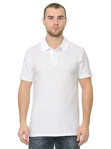 Рубашка поло с манжетом мужская Мос Ян Текс цвет "Белый" 