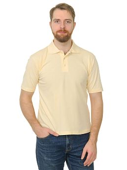 Рубашка поло мужская Мос Ян Текс цвет "Светло-бежевый "