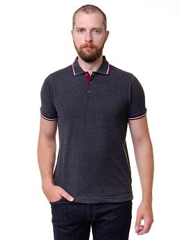 Рубашка поло мужская My Store МПК-MS-T203435 темно-серый меланж