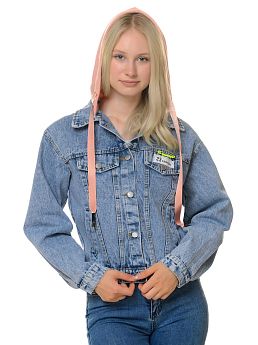 Куртка женская джинсовая с капюшоном AnFeiya 12001